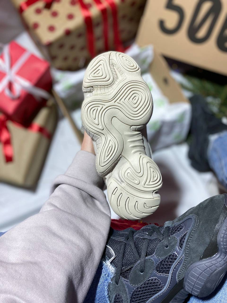 Yeezy 500 Stone (утепленные) — фото 2