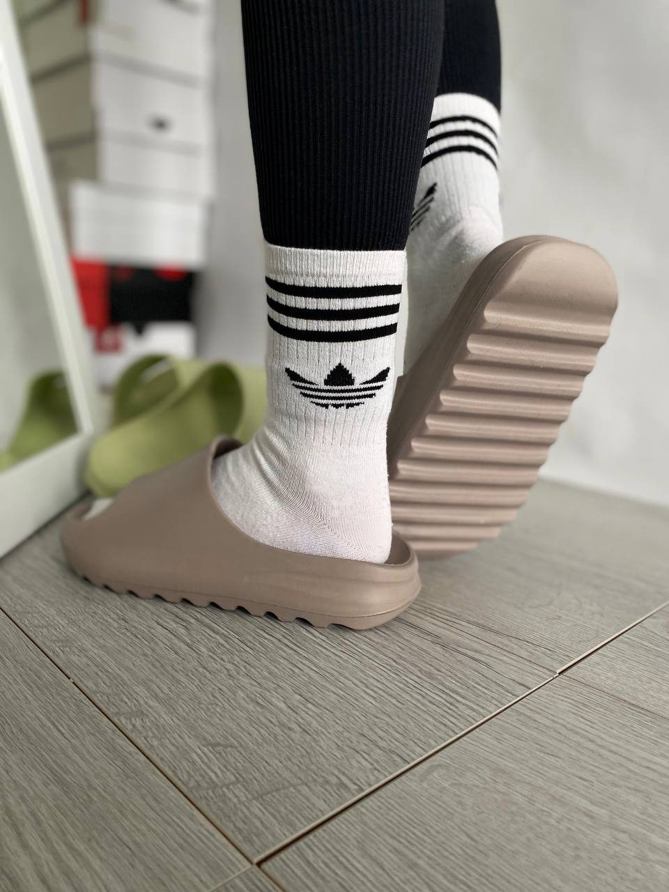 Yeezy Slide Brown РОЗПРОДАЖ — фото 2