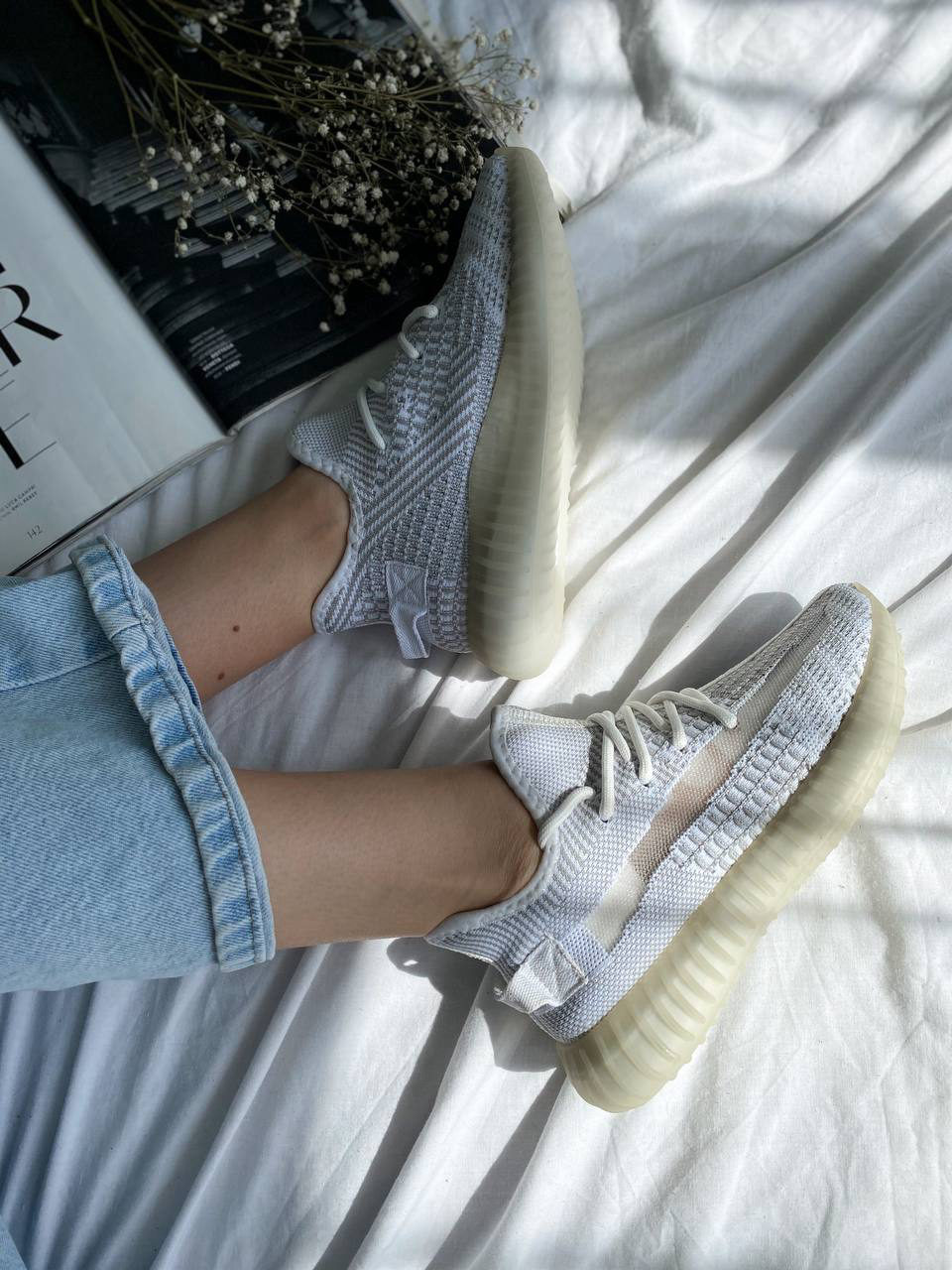 Yeezy 350 Static No Reflective — фото 3