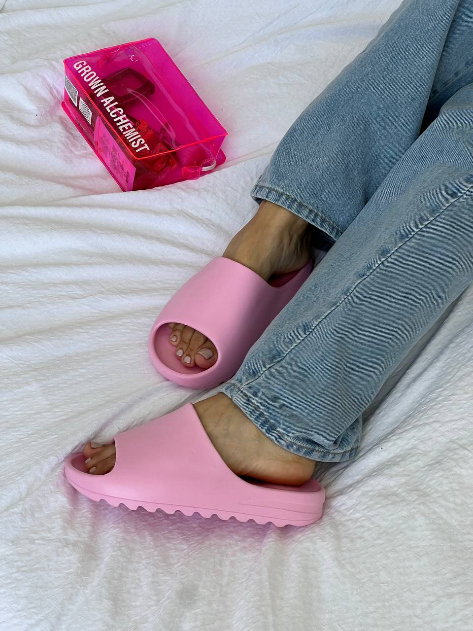 Adidas Yeezy Slide Pink — фото 2