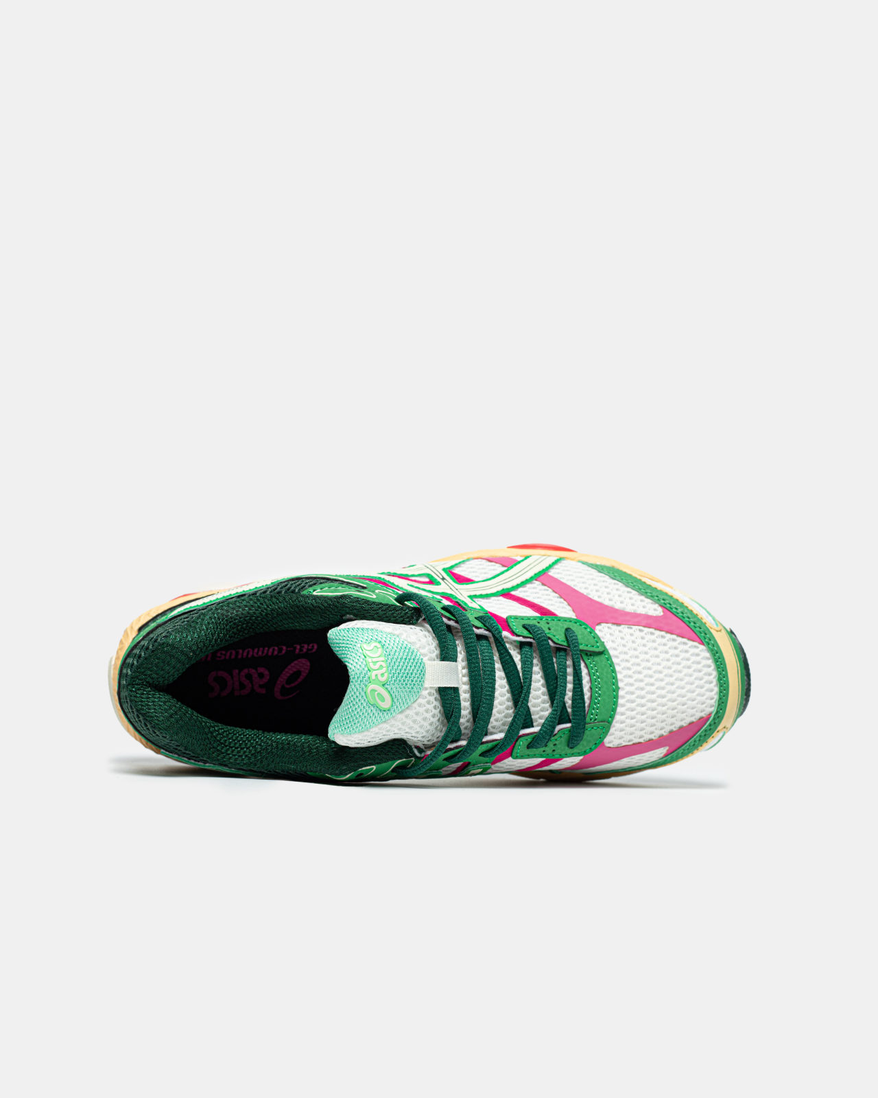 Asics Cumulus 16 Green Pink — фото 3