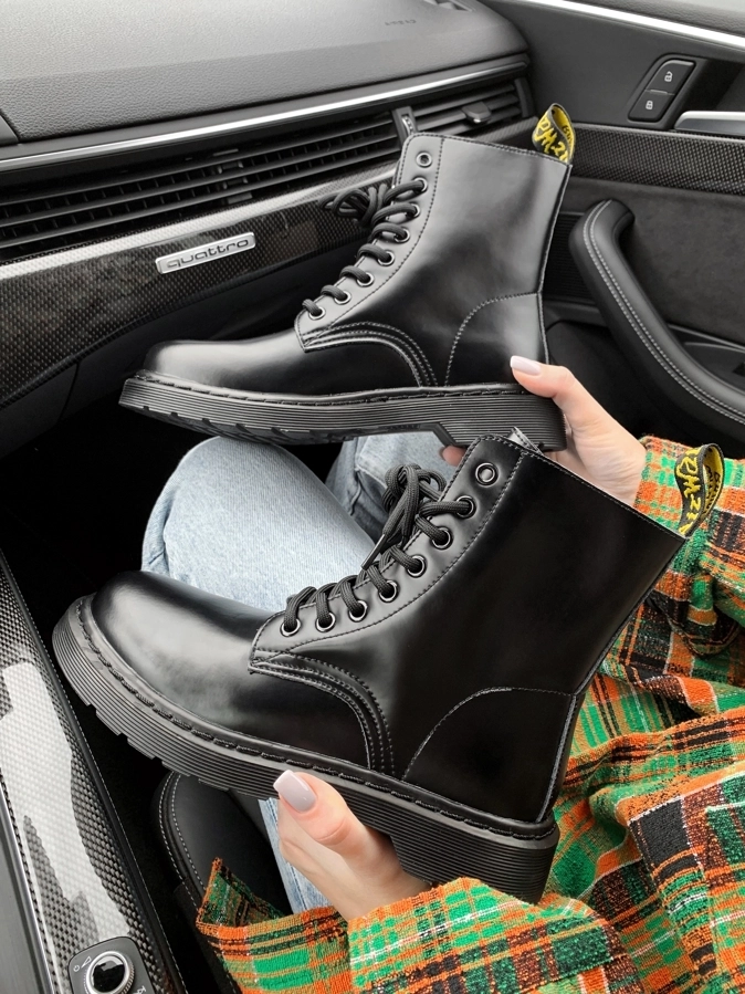 Dr. Martens 1460 Mono Black ( Premium ) Demi