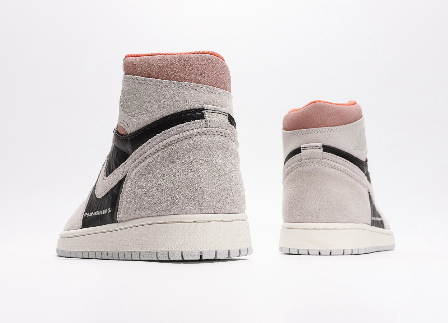 Jordan 1 Retro Grey Crimson Premium — фото 4