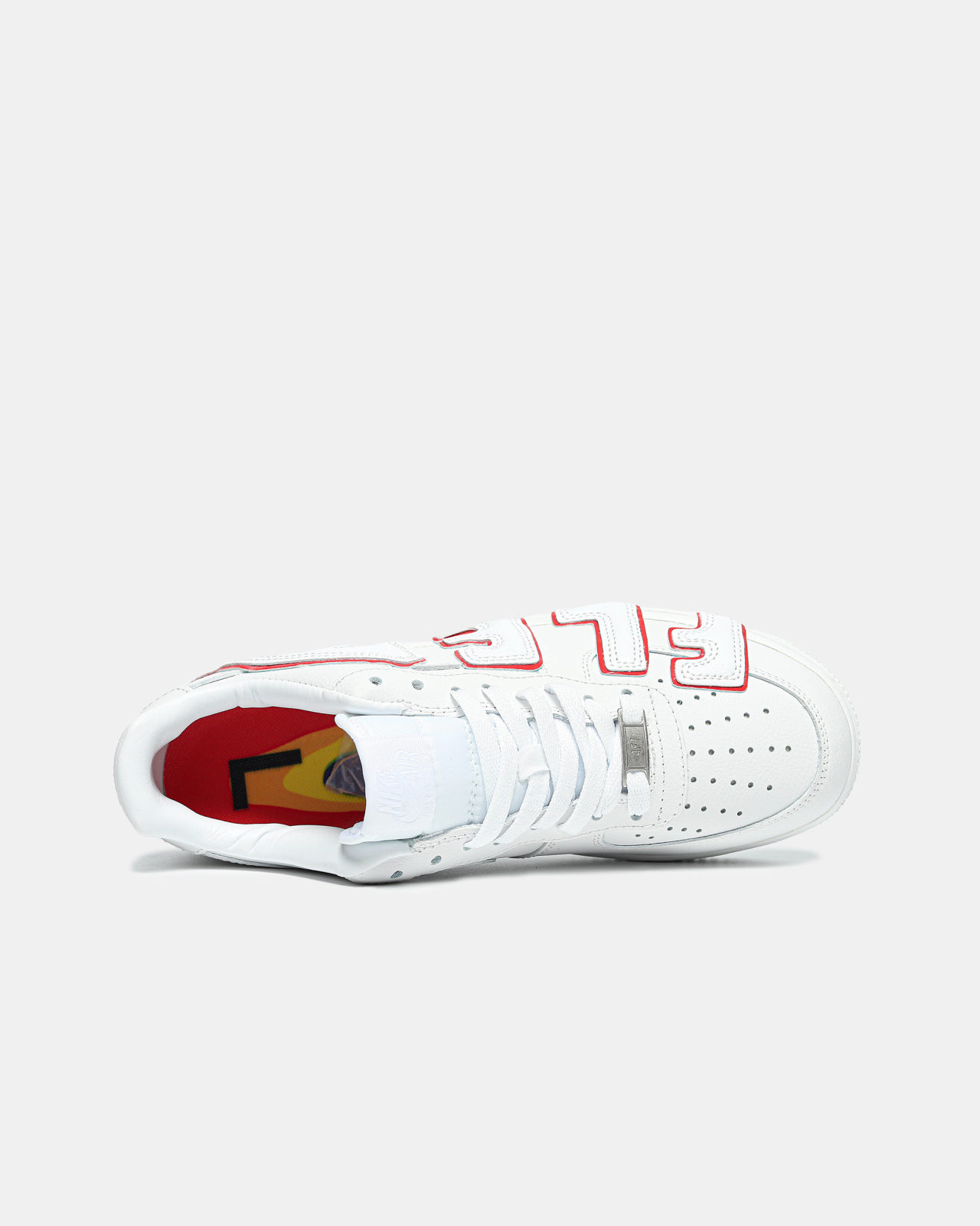 Nike AF1 Plant Flea Red/White — фото 3