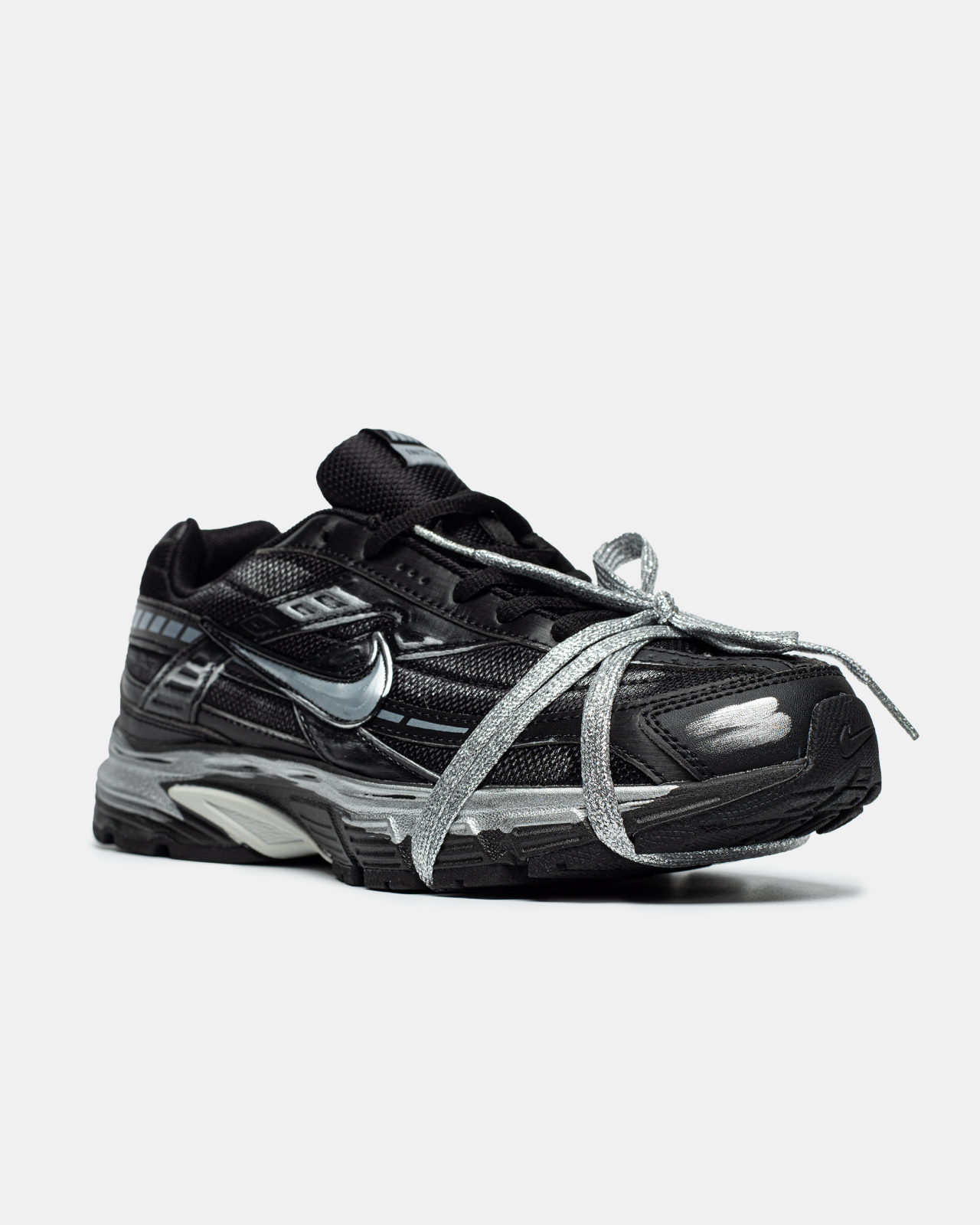 Nike Ini. Custom Silver Black 2.0 — фото 2
