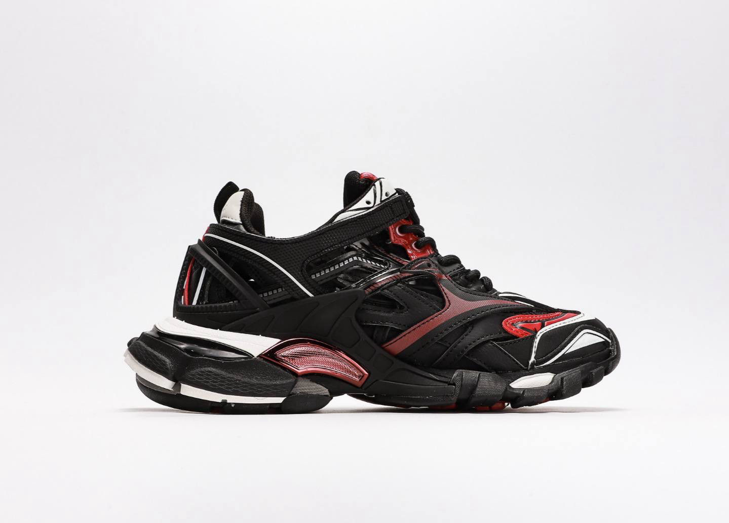 Balenciaga Track 2 Black Red — фото 2