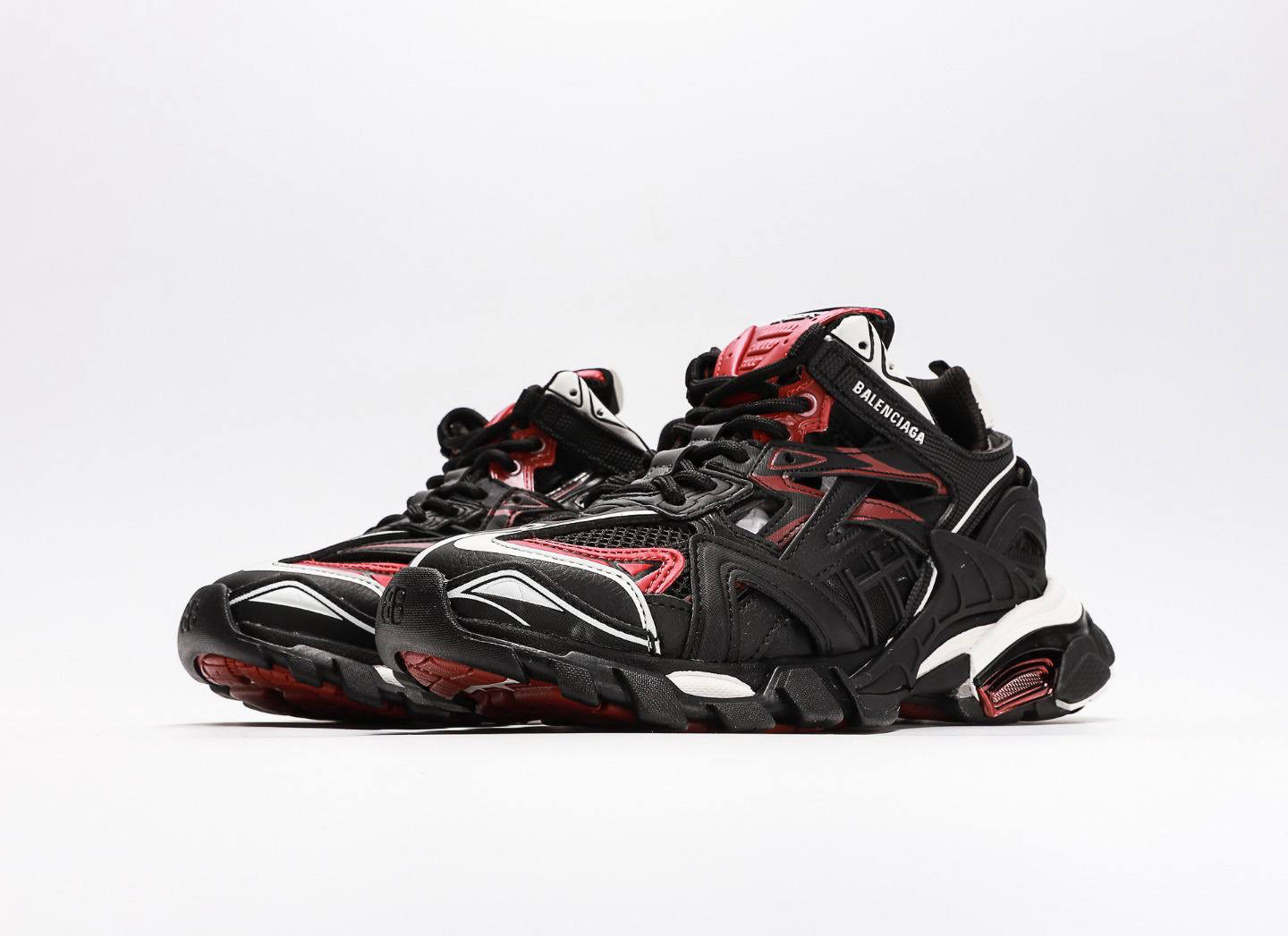 Balenciaga Track 2 Black Red — фото 3