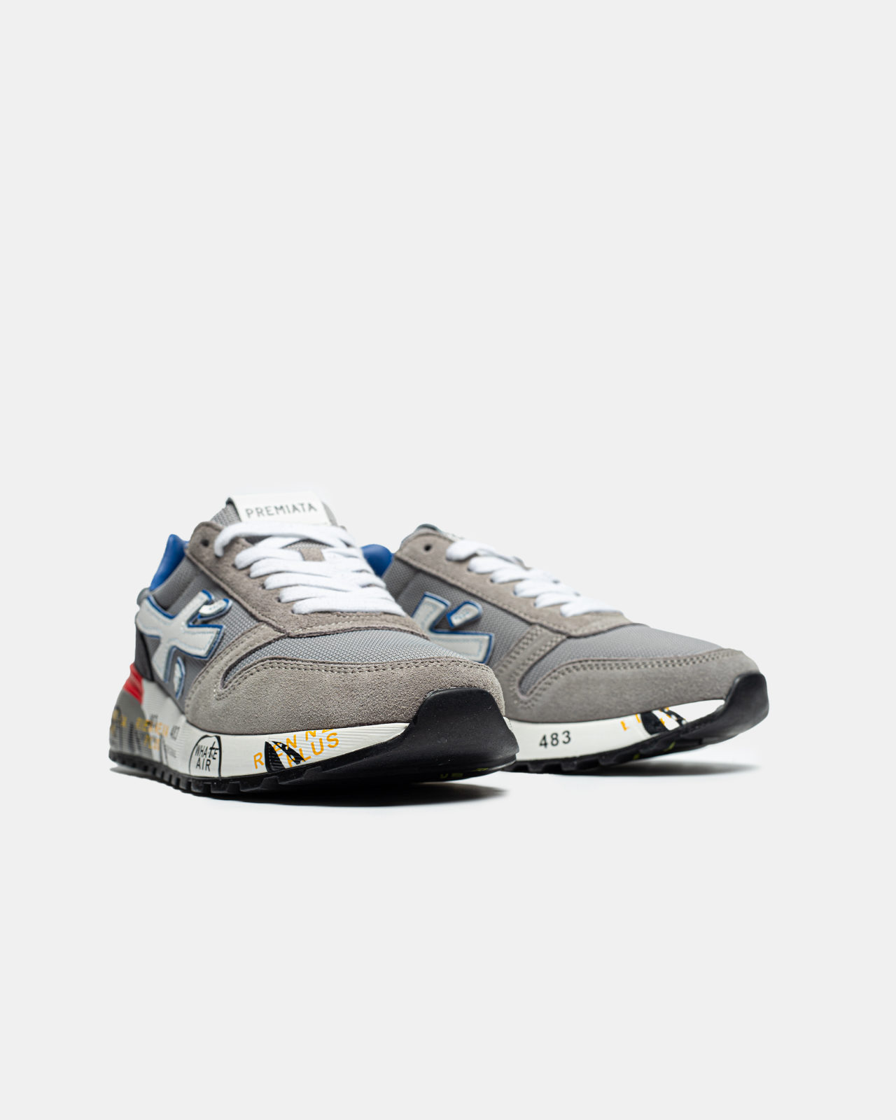 Premiata Mink Grey Blue Red — фото 2