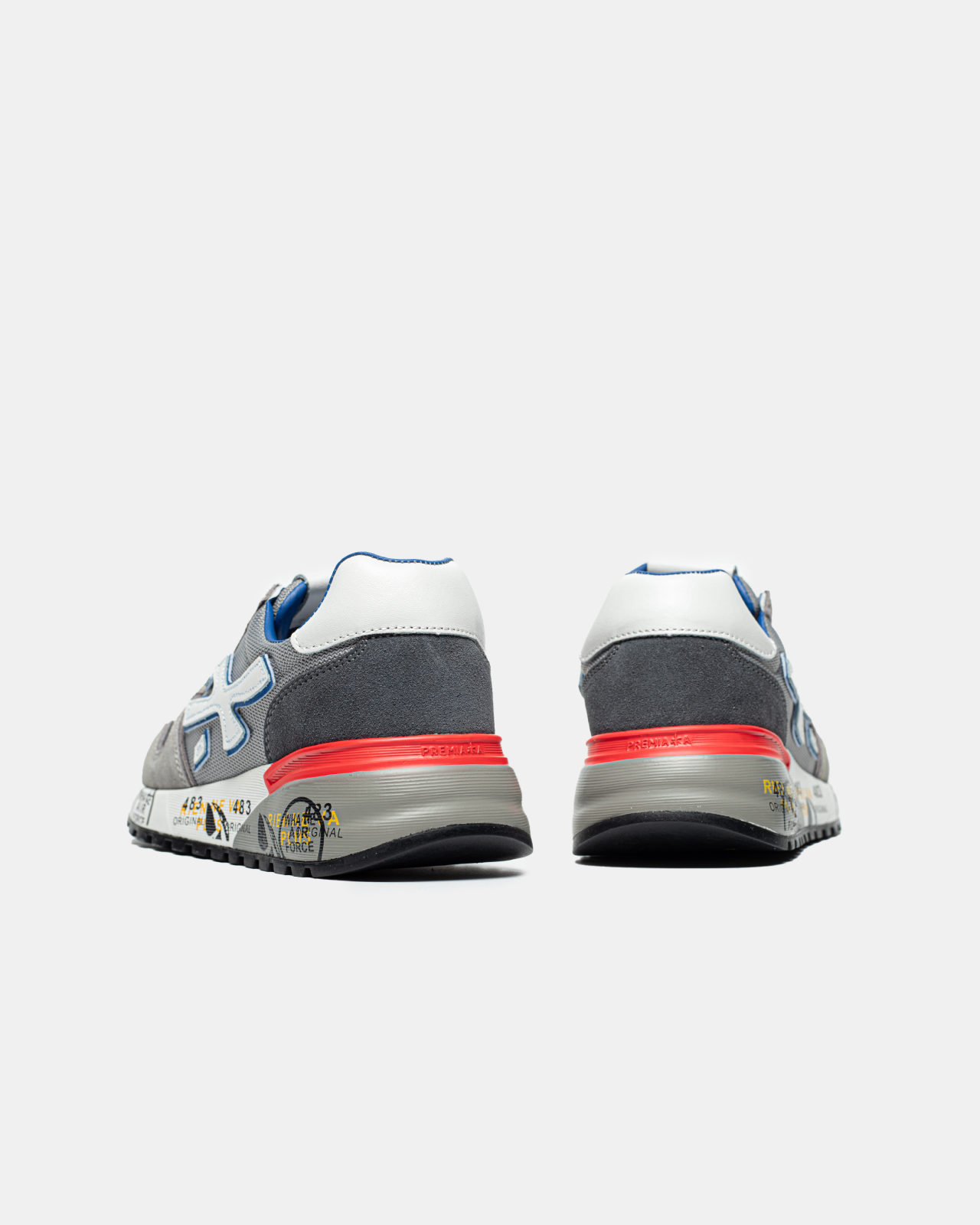 Premiata Mink Grey Blue Red — фото 3