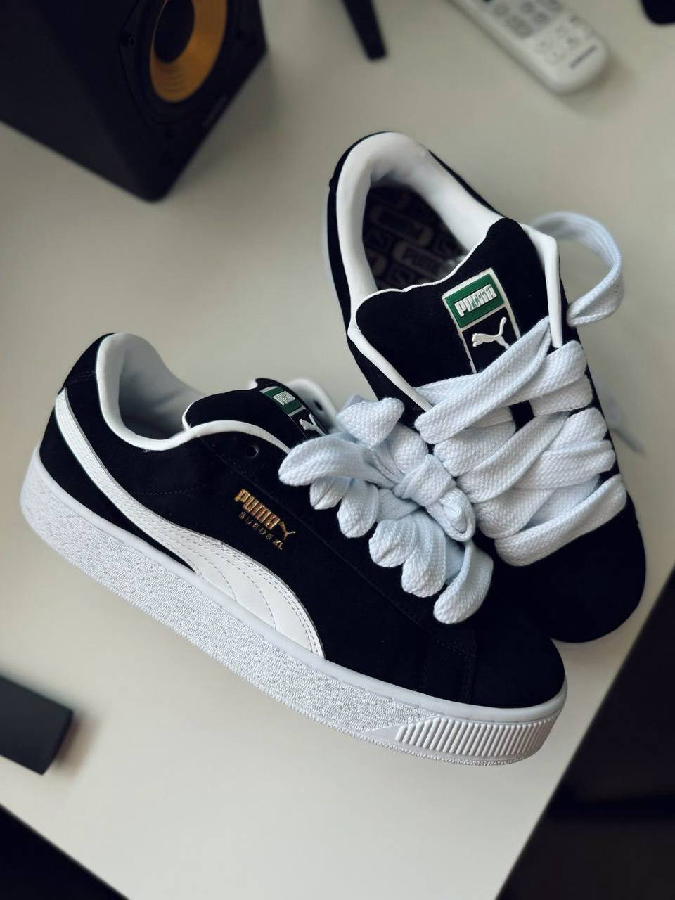 Puma Suede XL Black/White — фото 2