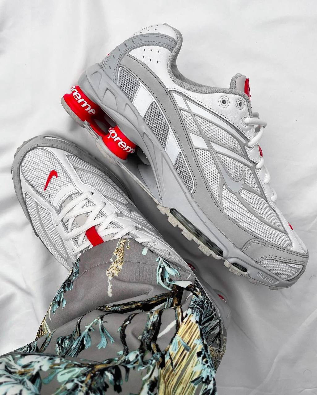 Nike x Supreme Shox Ride 2 White — фото 2