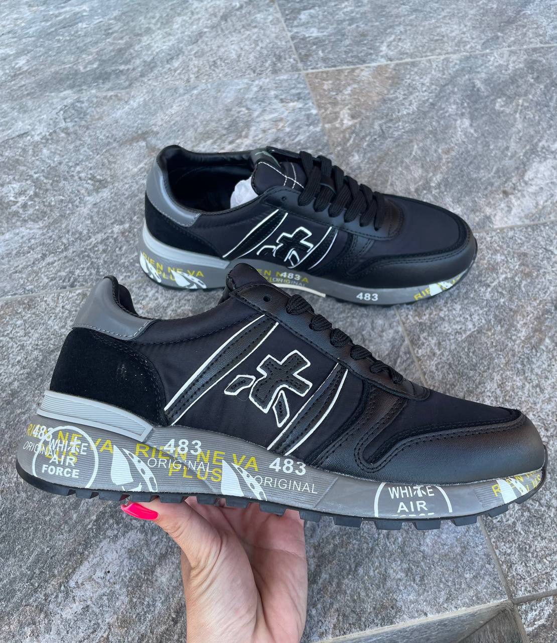 Premiata Total Black, арт. PM005-1121147 — фото 1