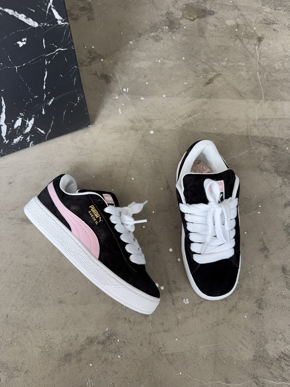 Puma Suede XL Black Pink White, арт. PU006-1140942 — фото 1