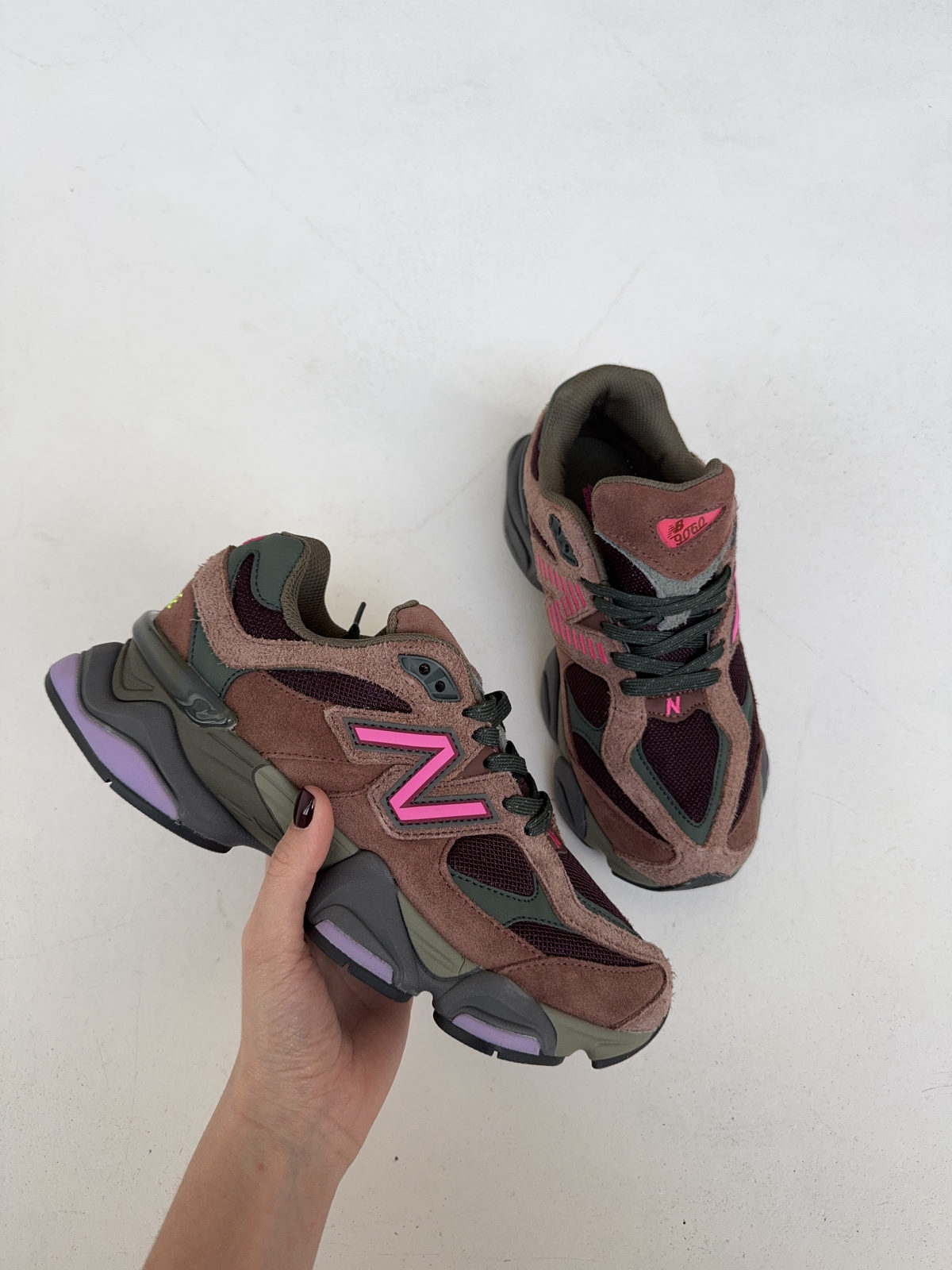 New balance 9060 Burgundy Pink, арт. NB103-1109013 — фото 1