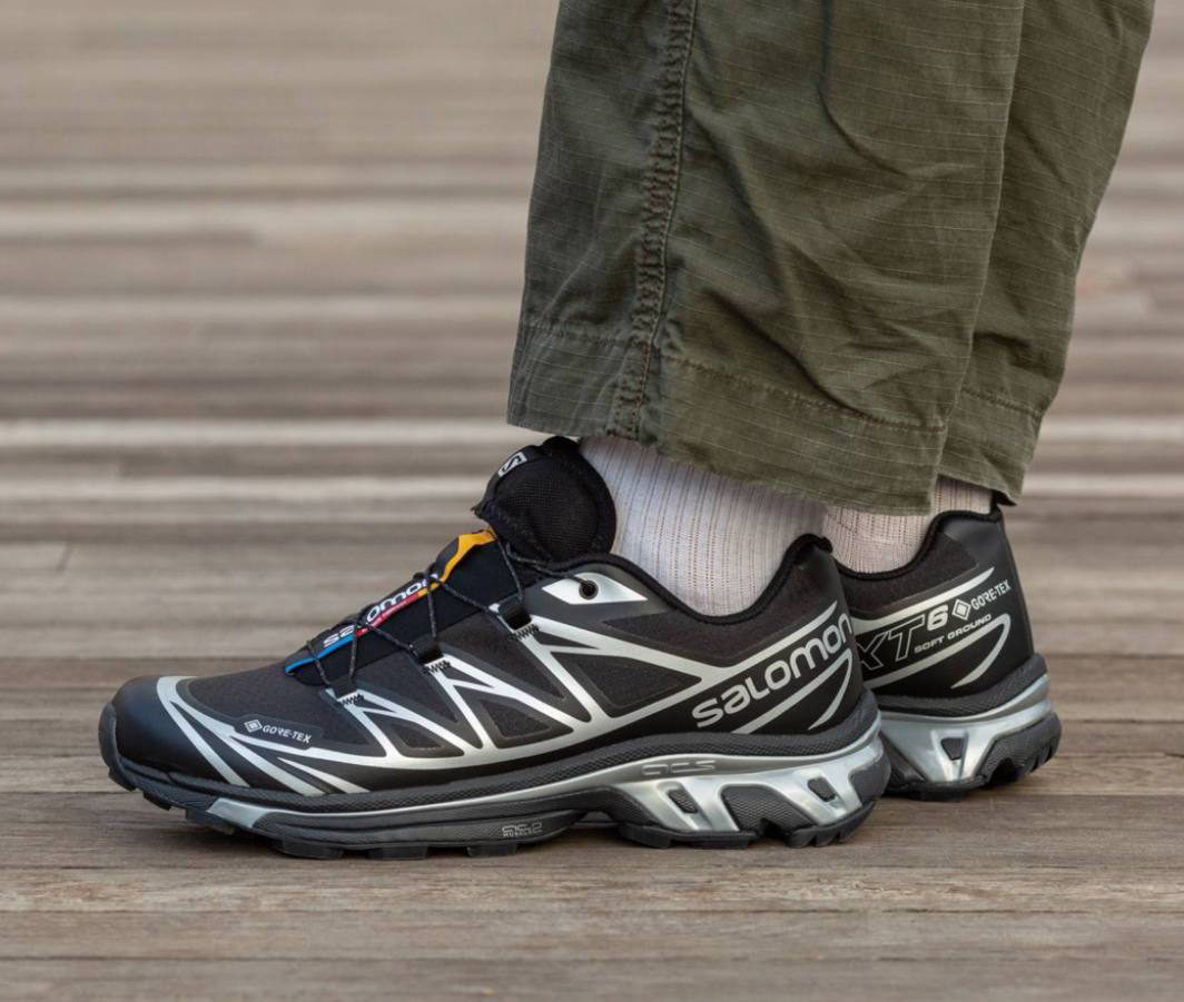 Salomon XT-6 GORE-TEX “Black/Metallic Silver”, арт. SL007-1023206 — фото 1
