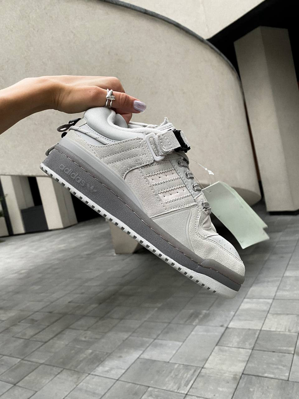 Adidas Forum low x Bad Bunny Grey, арт. AS019-407927 — фото 1