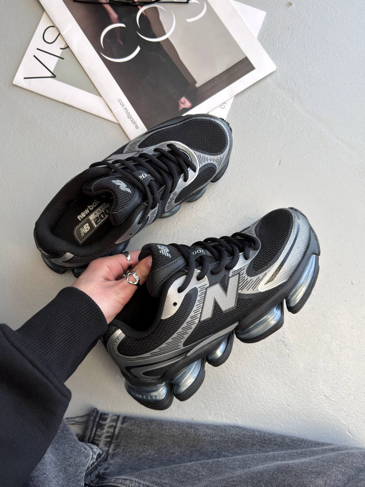 New Balance 2000 Silver Black, арт. NB118-1577047 — фото 1