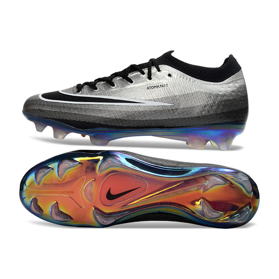 Nike Mercurial Vapor 17 Elite FG Black/Silver — фото 3