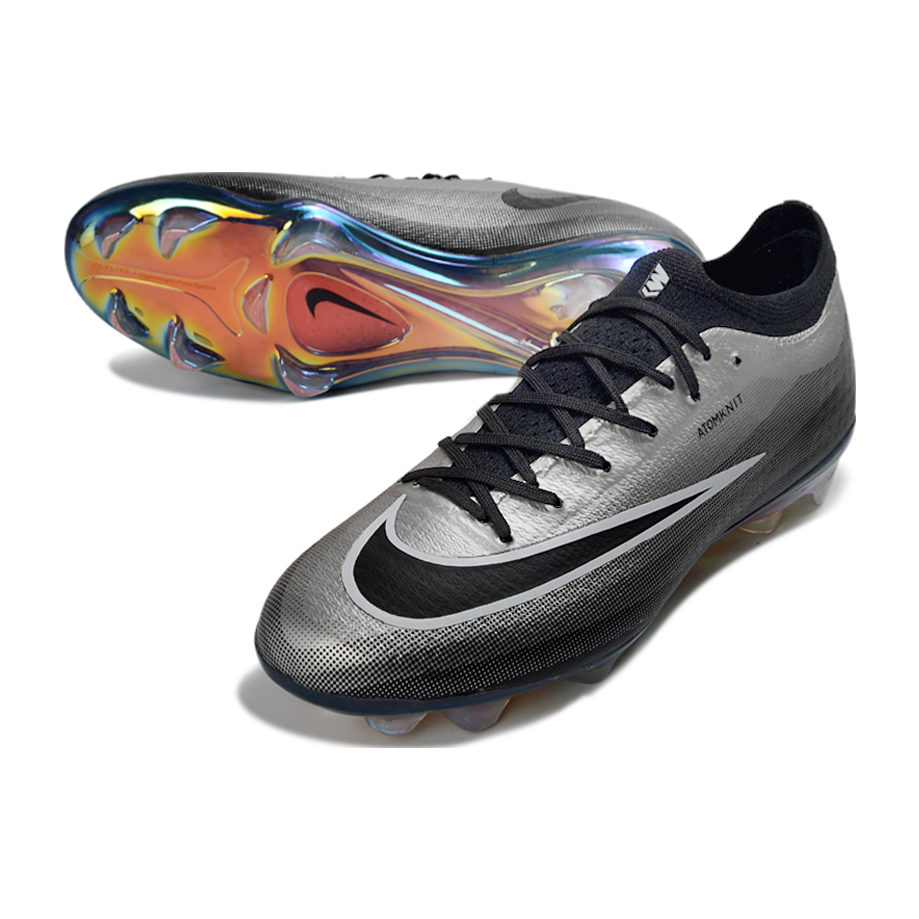 Nike Mercurial Vapor 17 Elite FG Black/Silver — фото 2